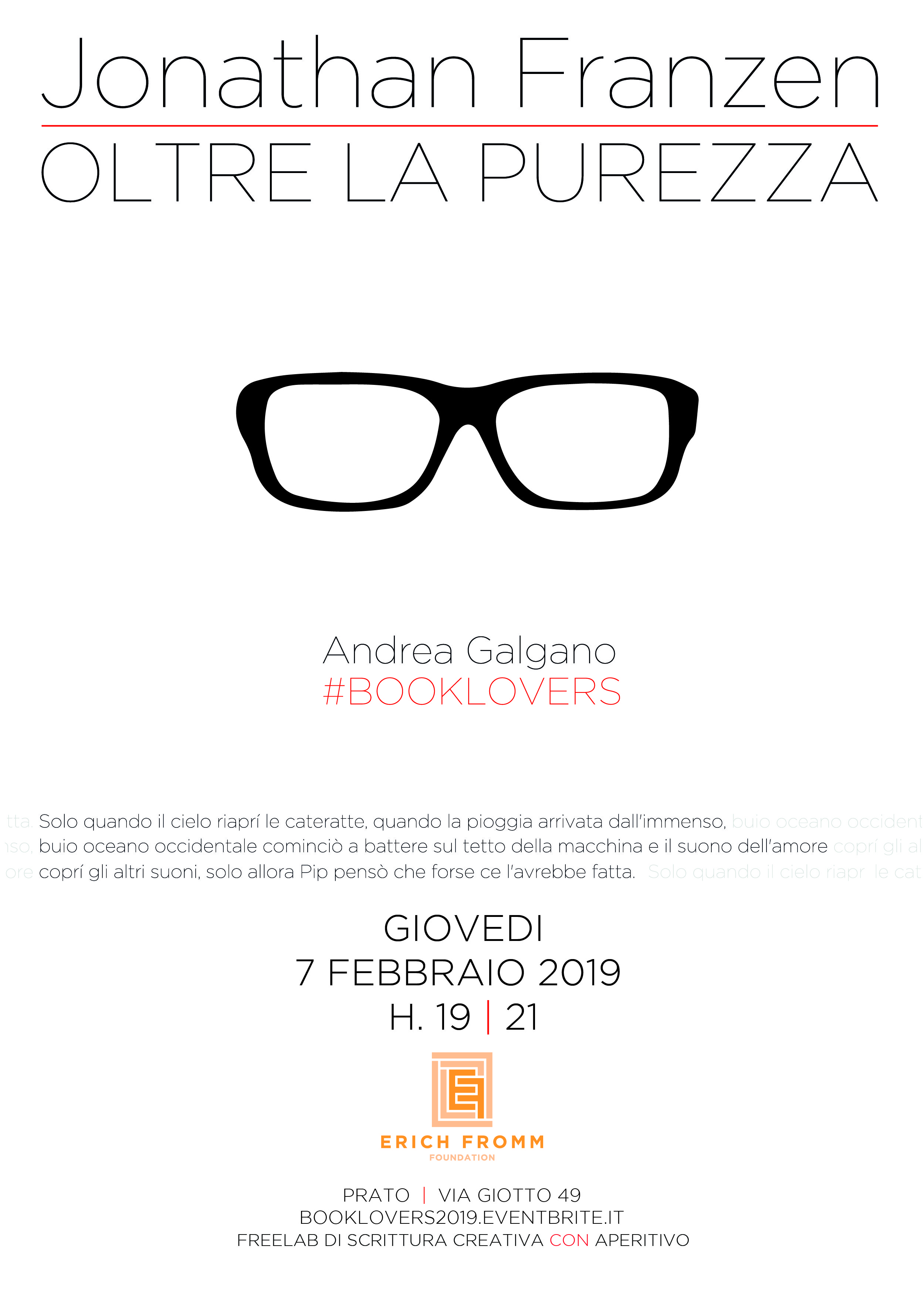 Jonathan Franzen – Prato – 2019.02.07